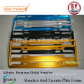 high quality License plate frame Stainless steel plate with package